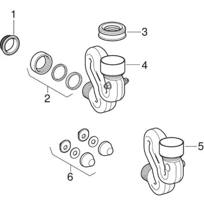 Geberit Urinal Trap